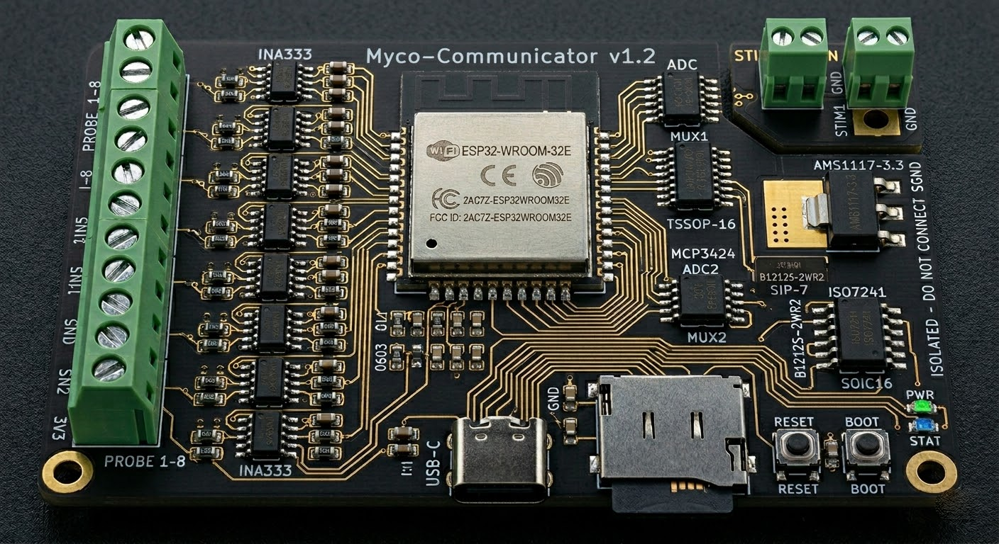 Myco-Communicator V1.2 PCB